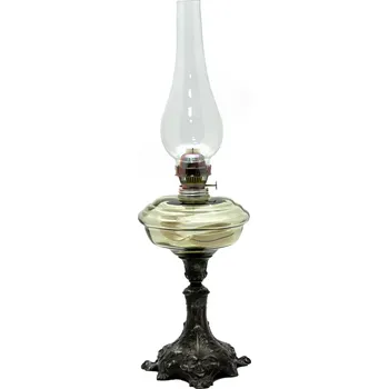 Petrolejová lampa Petrolejová lampa s cínovou nohou - lesní zelená | 87798