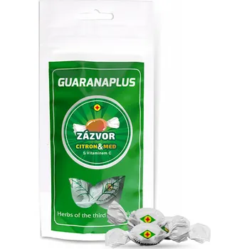 Bonbon GUARANAPLUS Bonbony Zázvor / Citron-Med + Vitamin C