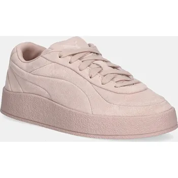 Dámská obuv Semišové tenisky Puma CA Luxe Elevated, 37.5, oranžová, 24X