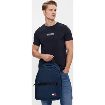 Městský batoh Batoh Tommy Jeans Tjm Daily Dome Backpack AM0AM11964 Tmavomodrá OS