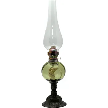 Petrolejová lampa Petrolejová lampa s cínovou nohou - lesní zelená | 87785
