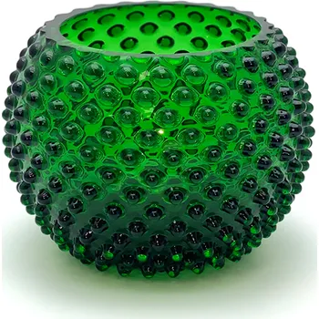 Váza Váza 18cm - Hobnail - Ananas - tmavě zelená | 78314