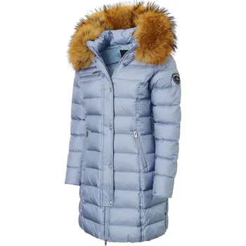Vypasovaný péřový kabát ROCKANDBLUE JOYCE COAT 90 cm 36