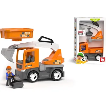 autíčko efko MultiGO VIA 2+1 - Igráček silničář, auto, bagr, valník, válec