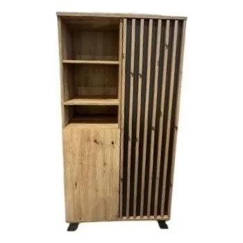 Komoda Hnědá vysoká komoda Rocha 80 x 156 x 40 MDF, polypropylen