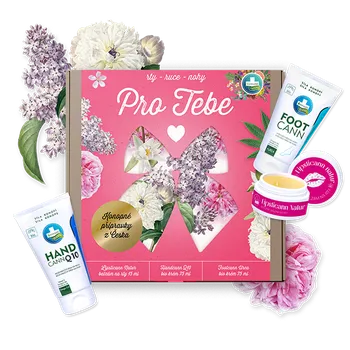 Kosmetická sada ANNABIS -SADA RŮŽOVÁ- PRO TEBE (PÉČE O POKOŽKU A RTY)