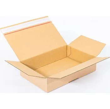 Obalový materiál Poštovní kartonová krabice s lepící a trhací páskou 300x200x80 mm 3VVL B 380g/m2 hnědá - paleta 1840 ks