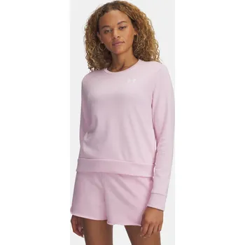 Dámská mikina Dámská mikina Under Armour UA Rival Terry Crew 1389659-647 Růžová MD