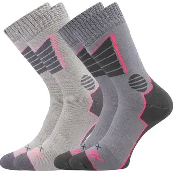 2PACK dívčí ponožky VoXX - Thermaxik, šedá Barva: Šedá, Velikost: 30-34