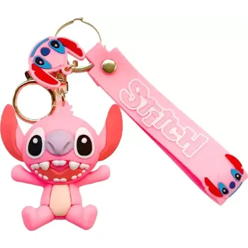Školní batoh Dětská klíčenka Lilo a Stitch Angel růžová PKBA2349 - SLEVA 3% s kodem radost25