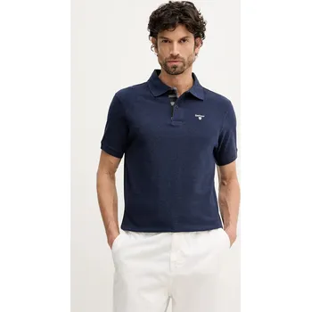 Pánské tričko Bavlněné polo tričko Barbour Tartan Pique Polo MML0012 námořnická modř 59A, vel. L