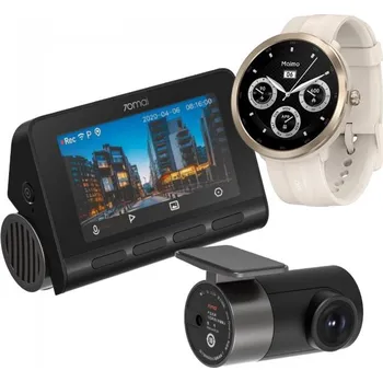 Kamera do auta 70mai Dash Cam A800S 4K + RC06 set + Maimo Watch R Gold-GPS WT2001-GPS