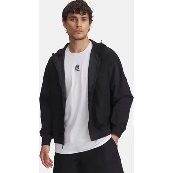 Pánská bunda Pánská bunda Under Armour Curry Woven Jacket 1390353-001 Černá LG