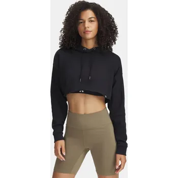 Dámská mikina Dámská mikina Under Armour UA Icon Terry Crop Hoodie 1389640-001 Černá XS
