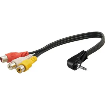 Audio kabel ALPINE Audio/video adaptér 3,5 mm jack na RCA C1902-NAV