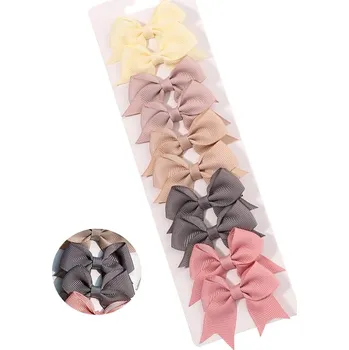 Ozdoba do vlasů Camerazar Sada deseti dětských sponek do vlasů s barevnými mašlemi