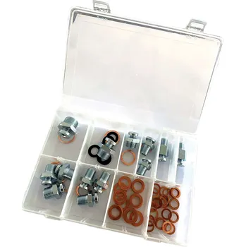 Gola sada Sada zátek olejových van a o-kroužků, 63 dílů, Welzh (Welzh Werkzeug)