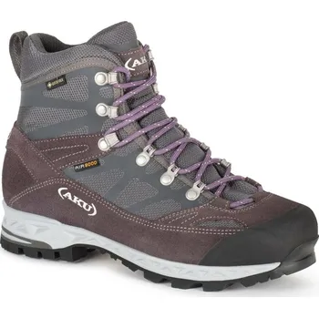 Dámská treková obuv AKU Trekker Pro GTX - dámská kožená - šedá/fialová Velikost: 39