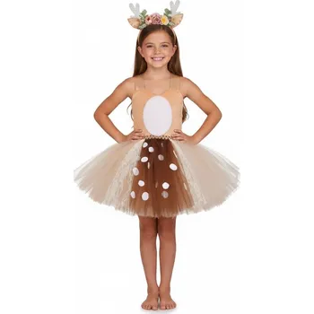 Karnevalový kostým Kostým srnka pro dívky Velikost: M(5-6)
