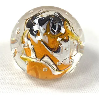 Petrolejová lampa Skleněné těžítko - barevné Nemo | 75087