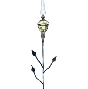 Petrolejová lampa Zahradní lampa kovářská - květina | 72533