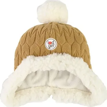 Čepice LODGER Hatter Empire Fleece Dark Honey 3 - 6 měsíců