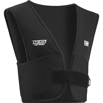 Dámská vesta OMP motokárová vesta pro ochranu rebeř my2026, černá