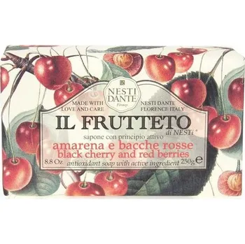Mýdlo Nesti Dante - Frutteto Černá třešeň a červené bobule přírodní mýdlo, 250g