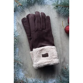 Rukavice Orchidej Prstové rukavice NASTY Barva: Hořká čokoláda