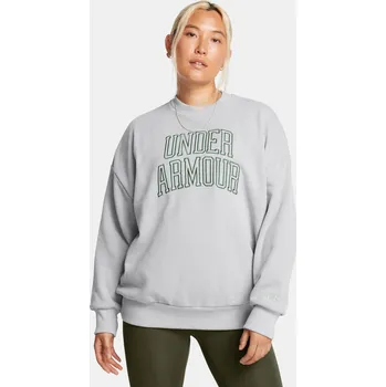 Dámská mikina Dámská mikina Under Armour UA Icon HWT Terry OS Crew 1386493-011 Šedá MD