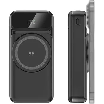 Powerbanka MagSafe 15W bezdrátová PowerBanka, 20 000 mAh se 3 integrovanými kabely, velikost L, černá