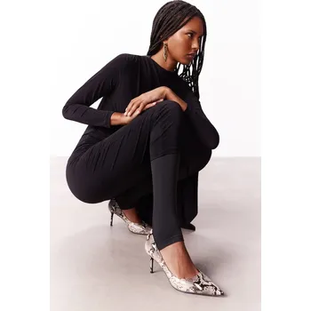 Dámské lodičky Kožené lodičky Answear.LAB V1525-623-11 béžová 80X, EUR 37