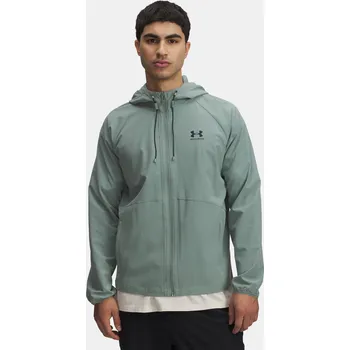 Pánská casual bunda Pánská bunda Under Armour UA Vibe Woven Jacket 6003001-348 Zelená XXL