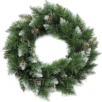 Vánoční dekorace Aga MR3207 vánoční věnec 50 cm Diamantový