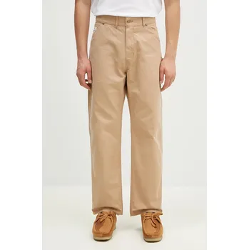 Bavlněné kalhoty Human Made Washed Duck Work Pants, M, béžová, 08X