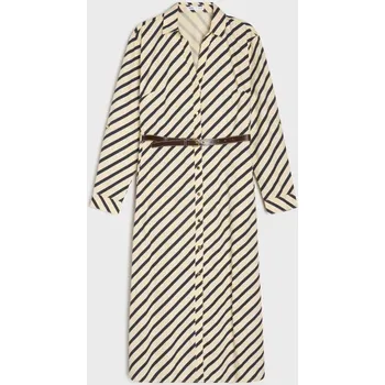 Dámské šaty Sinsay - Košilové šaty s páskem v pase a bavlnou - vícebarevná - 239GY-MLC - 239GY-MLC-S