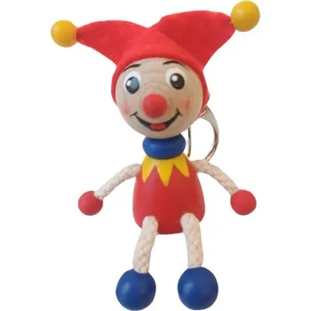 KAŠPÁREK – ručně malovaná dřevěná klíčenka