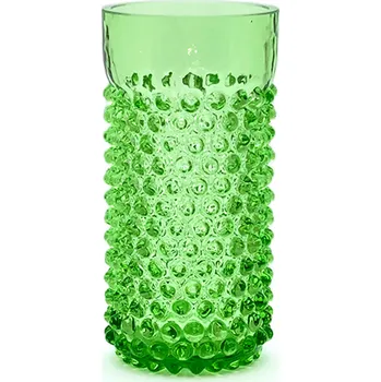 Sklenice Sklenice Long 0,3l - Hobnail - Ananas - světle zelená - II.jakost | 78718