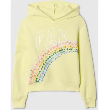 Dívčí mikina GAP Dívčí Dětská mikina s logem Gap Žlutá 104/110 (2763642)