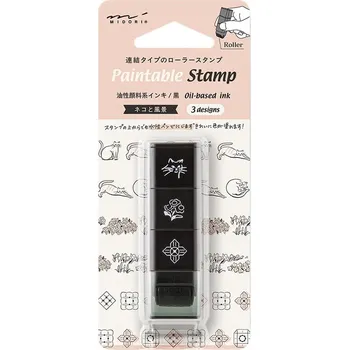 Výtvarná sada Rolovací razítko 3 motivy