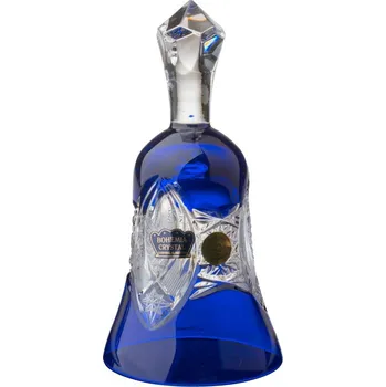 Zvonek na kolo Modrý broušený zvonek, Glamour Crystal, 1 ks