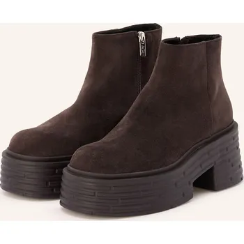 Dámské tenisky Agl Dámské Kotníkové Boty Lignes, tmavě hnědá, 38,5