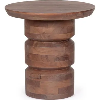 Konferenční stolek BIZZOTTO Konferenční stolek CORTEZ hnědý ø55 cm