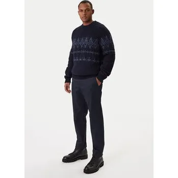 Pánský svetr BOSS Svetr Karombo 50548686 Tmavomodrá Regular Fit M