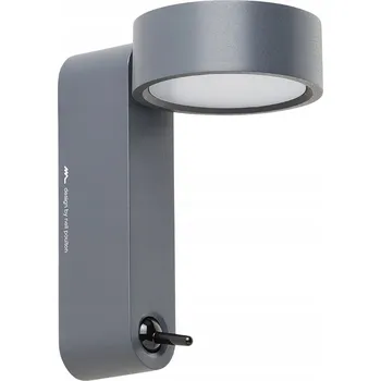 Nástěnné svítidlo Nástěnná lampa Martinelli Luce Toggle LED designová antracitová