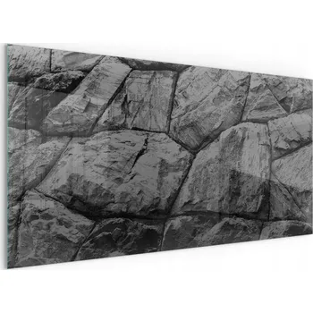 Krbová kamna Teplotně odolné sklo pod Kamna Kamenný krb vzor 120x60