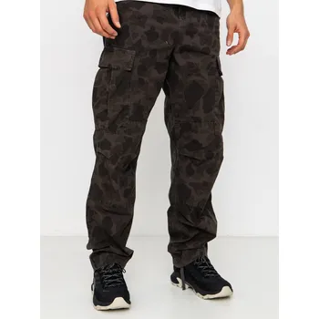 Pánské kalhoty Carhartt WIP Duck Cargo (camo duck/green/porphyry/garment dyed) 36X32, camo