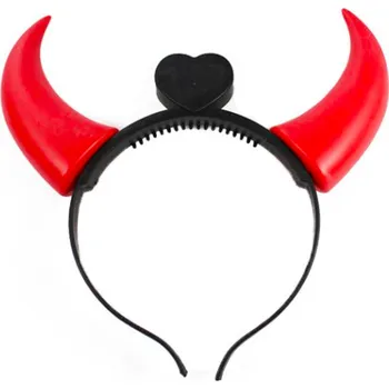 Karnevalový doplněk Svítící čertovské rohy