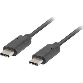 Datový kabel LANBERG KABEL USB-C M/M 2.0 1M ČERNÝ CA-CMCM-10CU-0010-BK