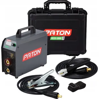 Svářečka INVERTOROVÁ SVÁŘEČKA PATON ECO 200 A MMA TIG LIFT ELEKTRODOVÁ ARC